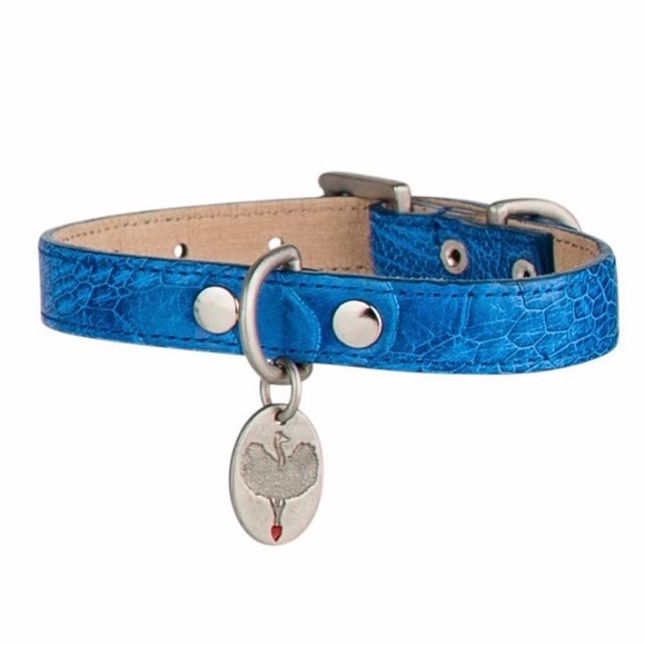 Handmade Ostrich Dog Collar - Picture 8 of 8